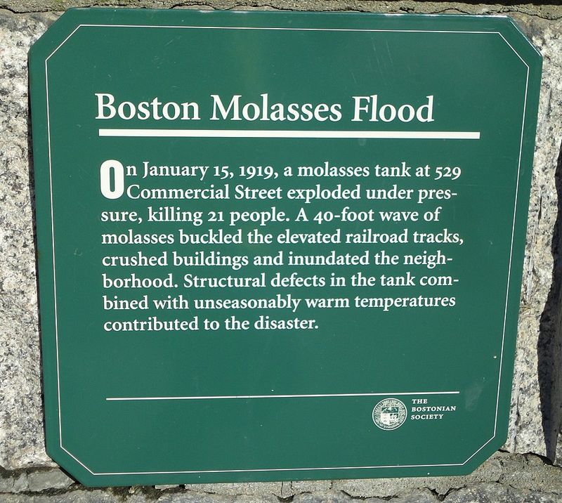 The Great Molasses Flood, 1919