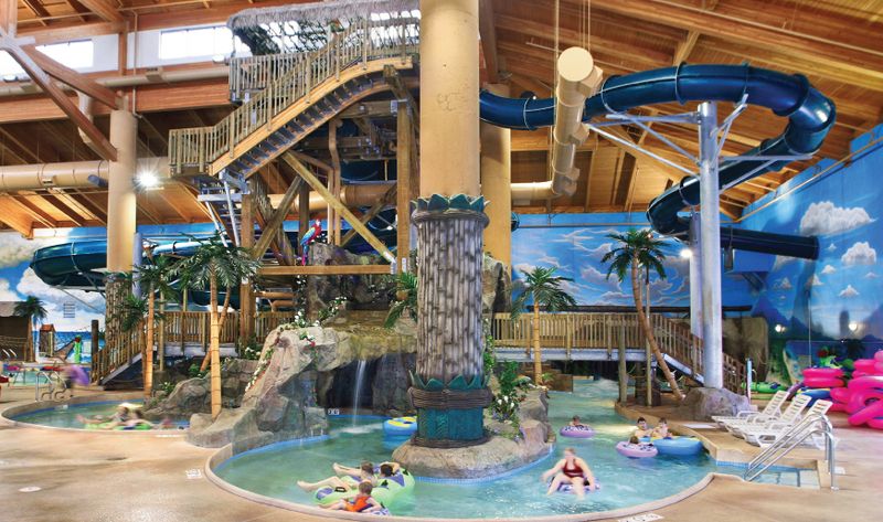 The Indoor Water Park and Its Lazy River The Indoor Water Park and Its Lazy River