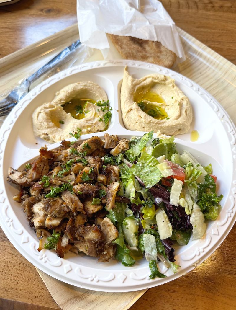 The March festival advertised Lebanese favorites