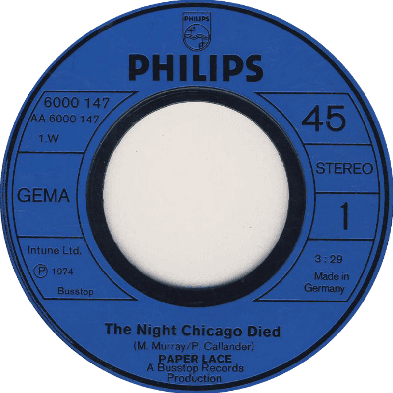 The Night Chicago Died by Paper Lace The Night Chicago Died by Paper Lace