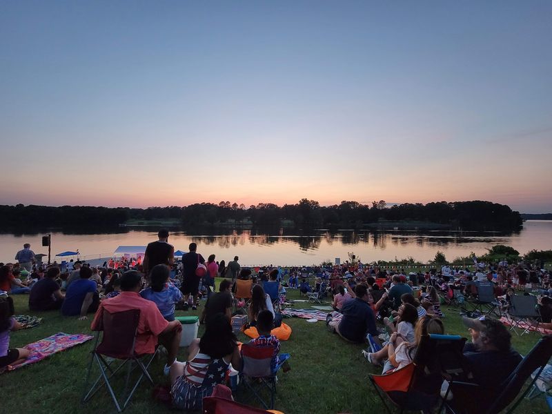 The Outdoor Stage and Its Lawn Seating The Outdoor Stage and Its Lawn Seating