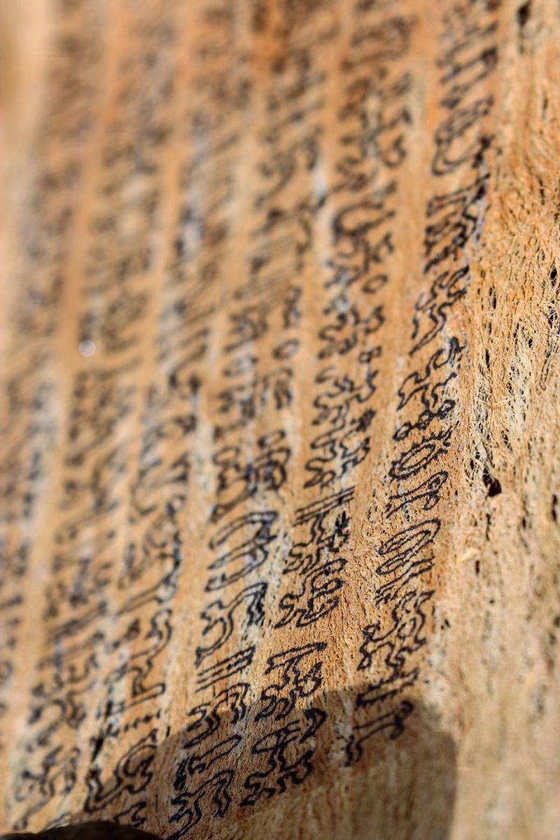 The Rongorongo Script, Rapa Nui, Chile The Rongorongo Script, Rapa Nui, Chile