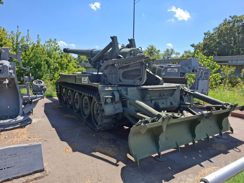 The Tank Waiting on the Far Side