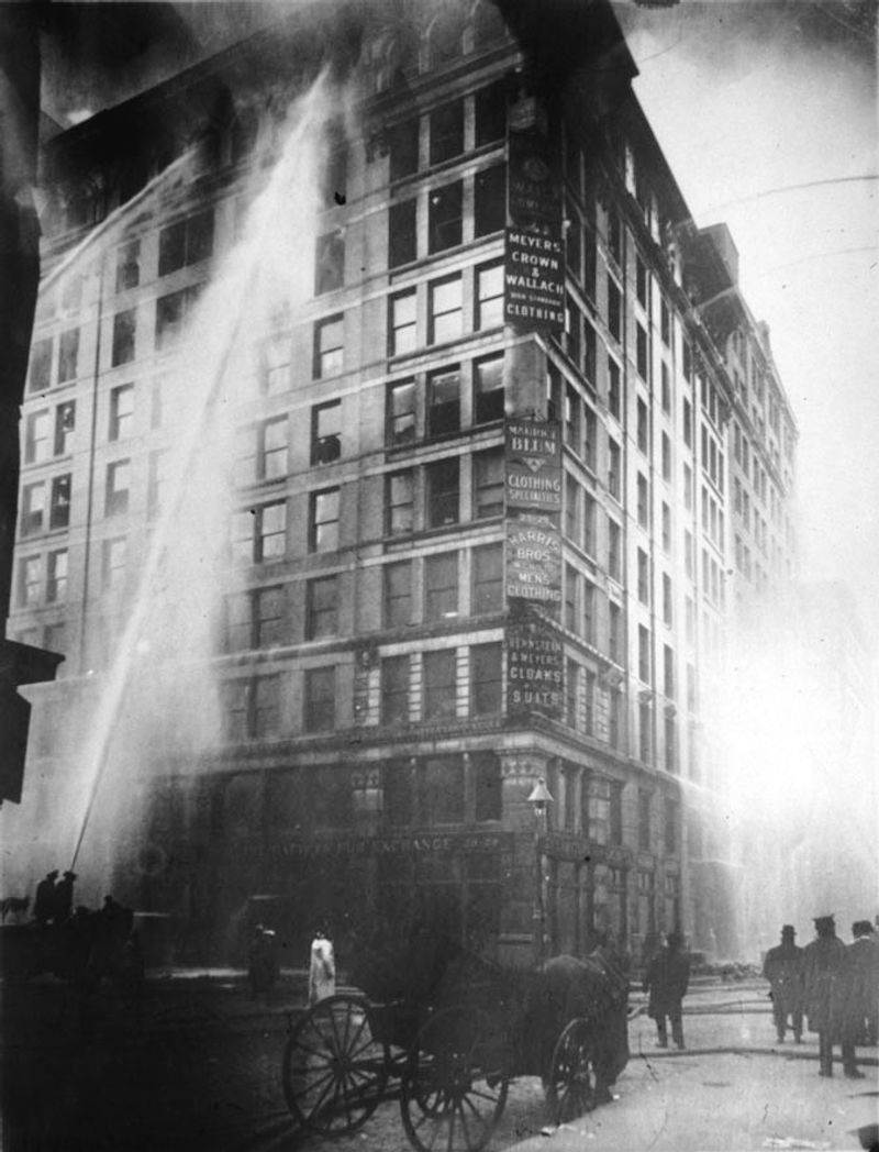 The Triangle Shirtwaist Factory Fire, 1911