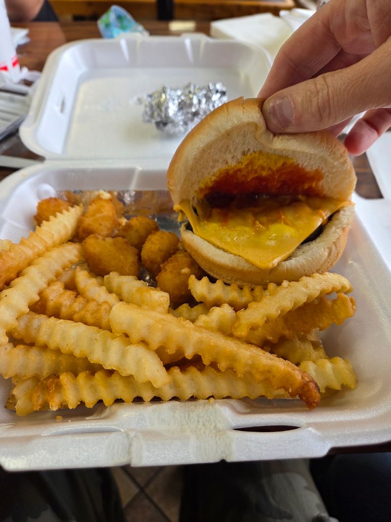 The menu reaches beyond burgers and shakes The menu reaches beyond burgers and shakes