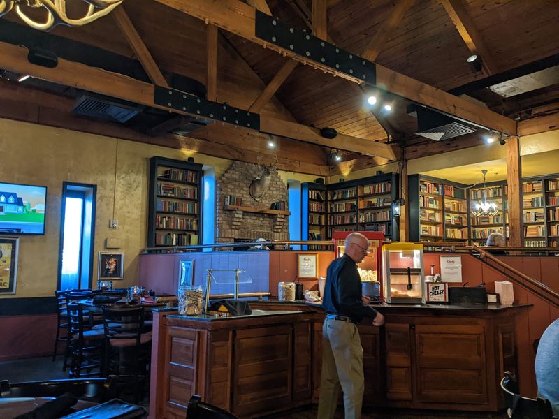 Three Fireplaces, One Hidden Library