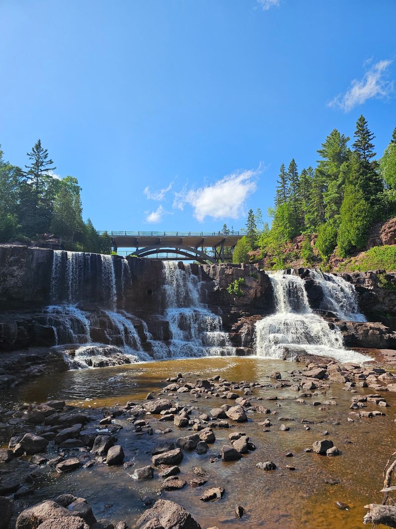 Three Tiers Of Falling Water And A Bonus Fifth