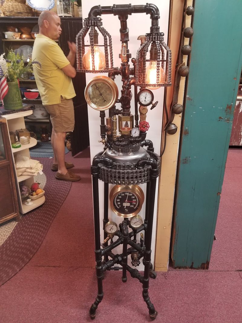 Ticking Clocks and Steampunk Lamps
