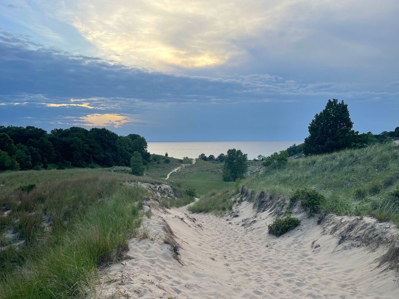 Trails at Warren Dunes State Park, Sawyer, Michigan Trails at Warren Dunes State Park, Sawyer, Michigan