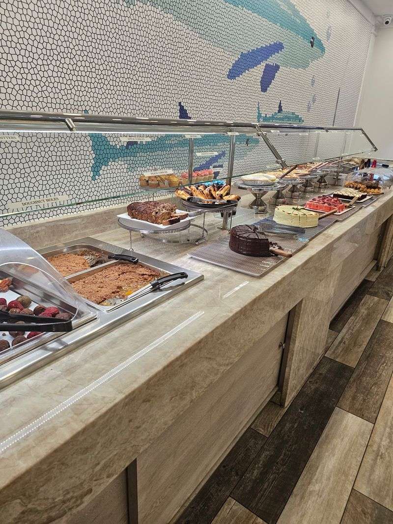 Two Dessert Bars and a Chocolate Fountain