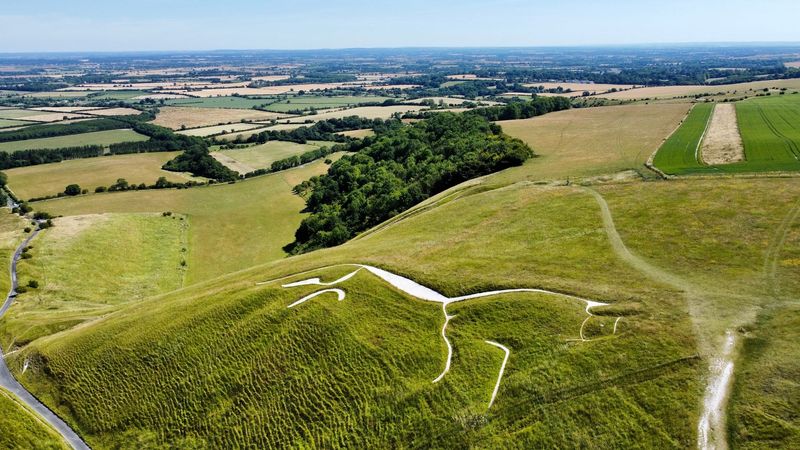 Uffington White Horse, Oxfordshire, England Uffington White Horse, Oxfordshire, England