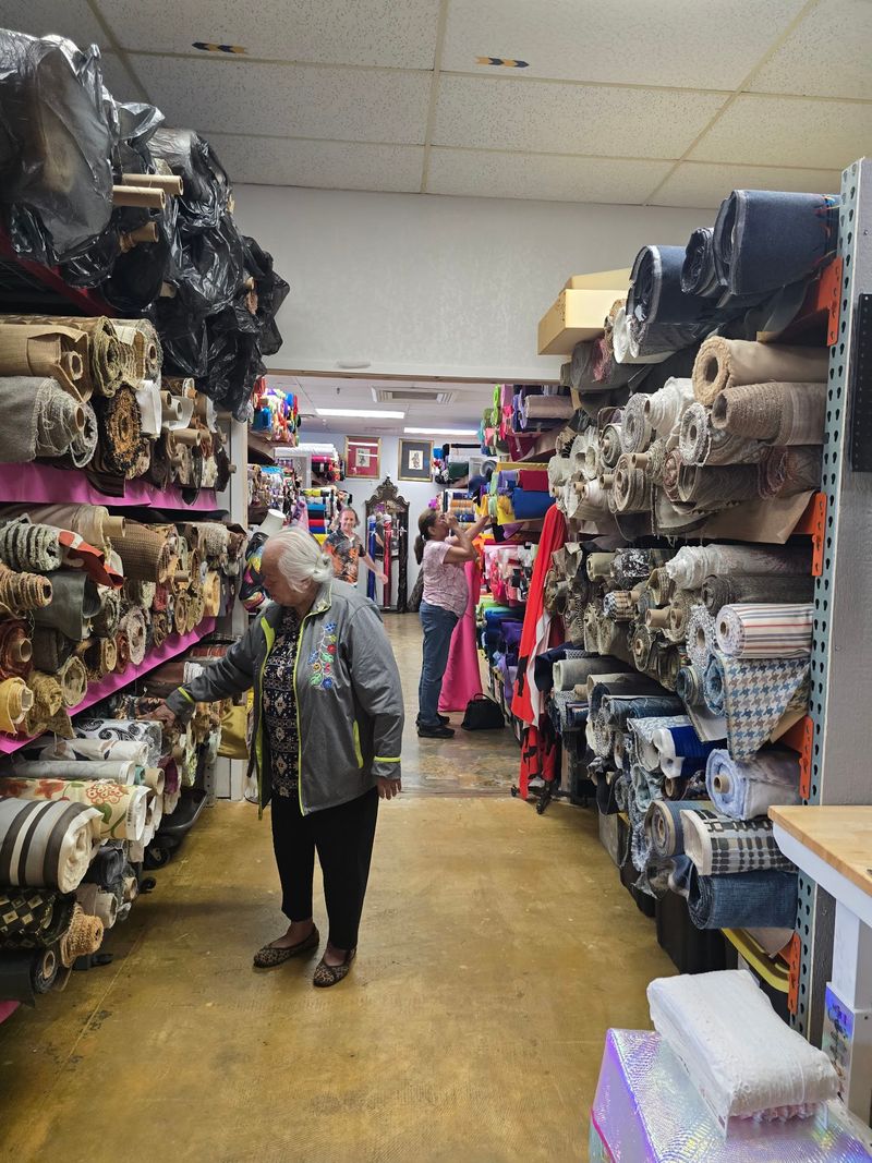 Upholstery Rolls and a Treasure Hunt Feel Upholstery Rolls and a Treasure Hunt Feel