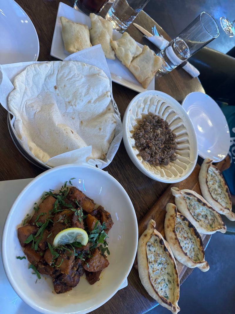 Velvety Hummus Topped with Lamb