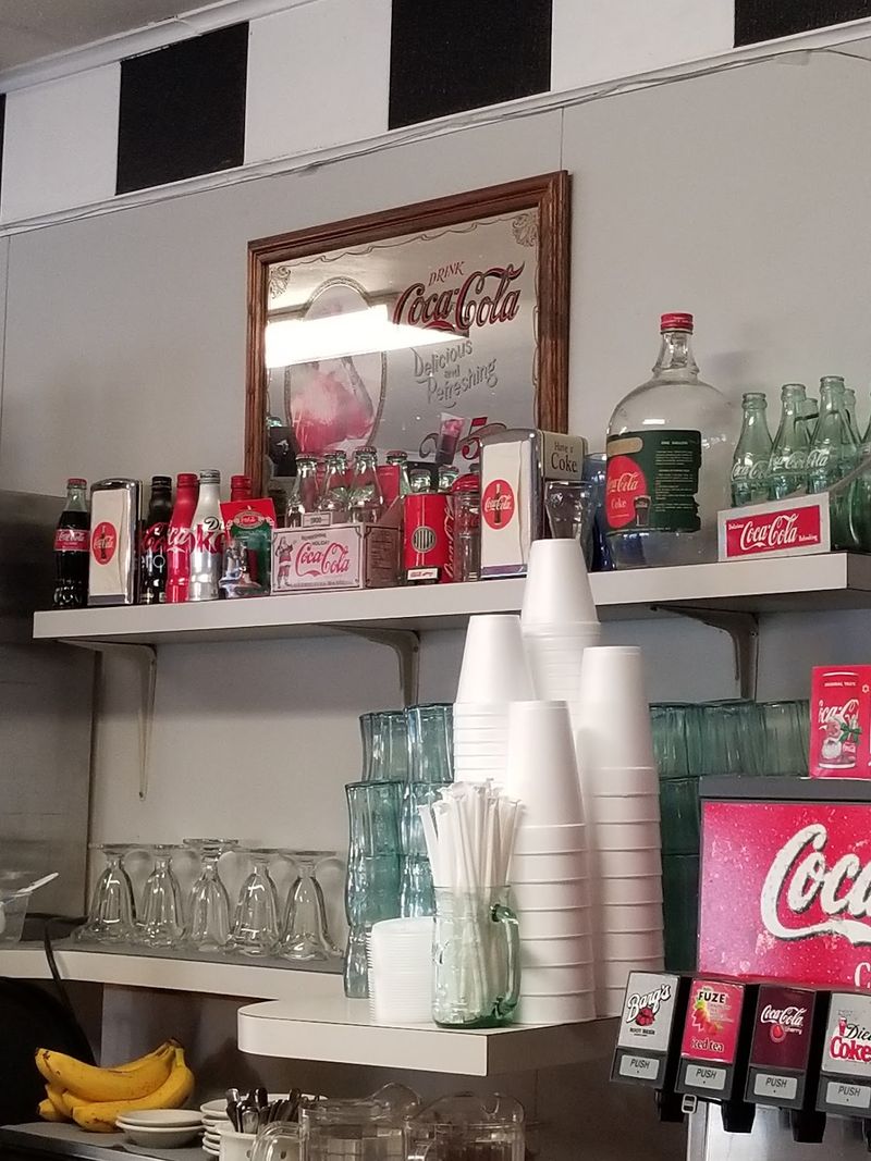 Vintage Coke Collectibles and a Cozy Counter Vintage Coke Collectibles and a Cozy Counter