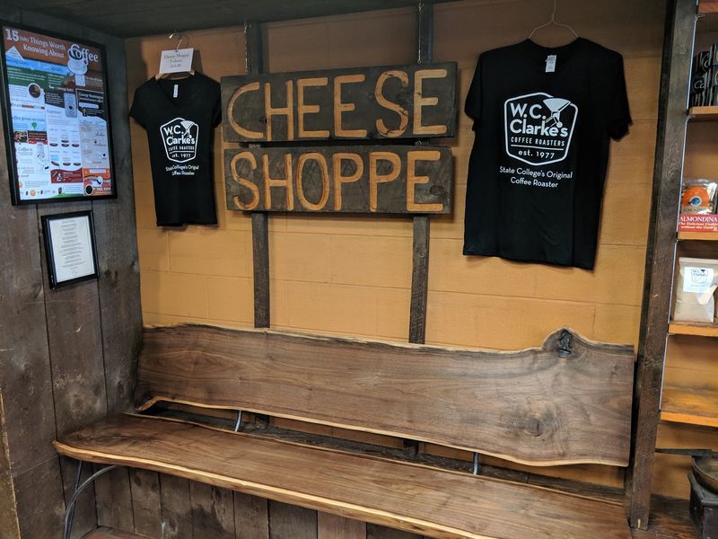 WC Clarke's The Cheese Shoppe, State College, Pennsylvania WC Clarke's The Cheese Shoppe, State College, Pennsylvania