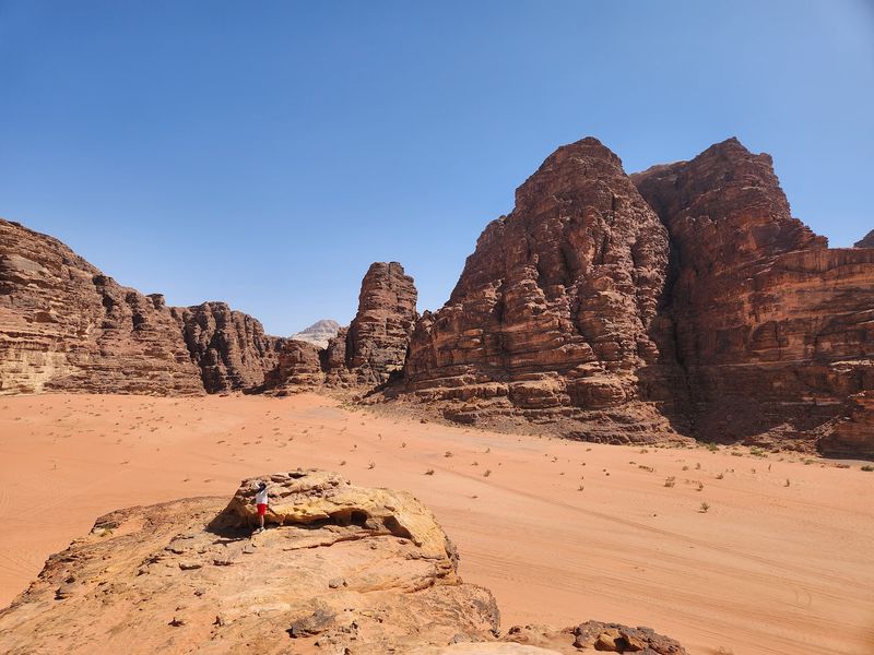 Wadi Rum Desert Trekking and Climbing, Jordan Wadi Rum Desert Trekking and Climbing, Jordan