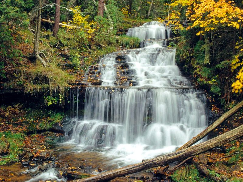 Wagner Falls, Munising, Michigan Wagner Falls, Munising, Michigan