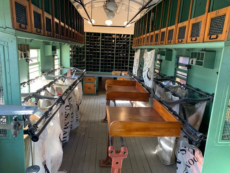 Walking Through a Railway Post Office Car Walking Through a Railway Post Office Car