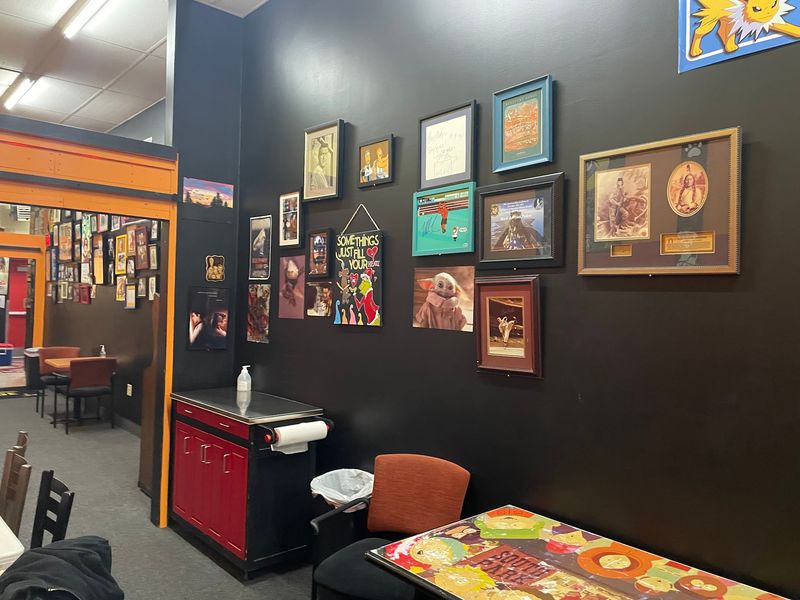 Walls Covered in 1980s Memorabilia