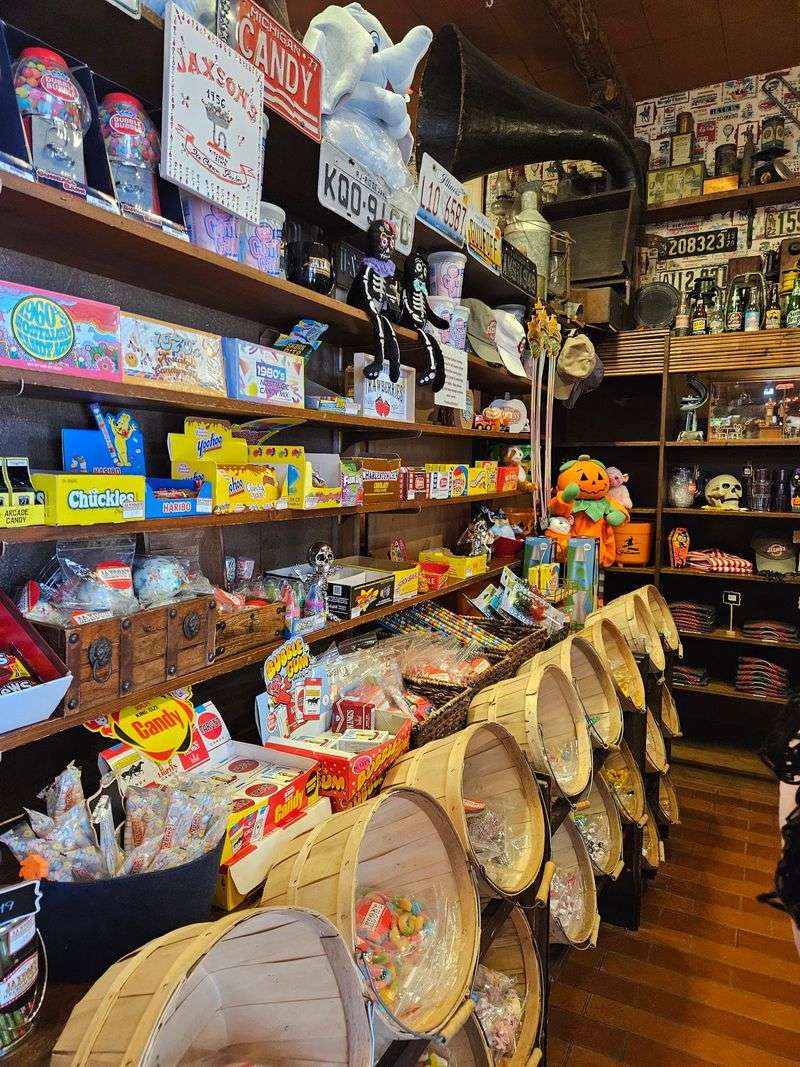 Walls Covered in Memorabilia and Vintage Plates