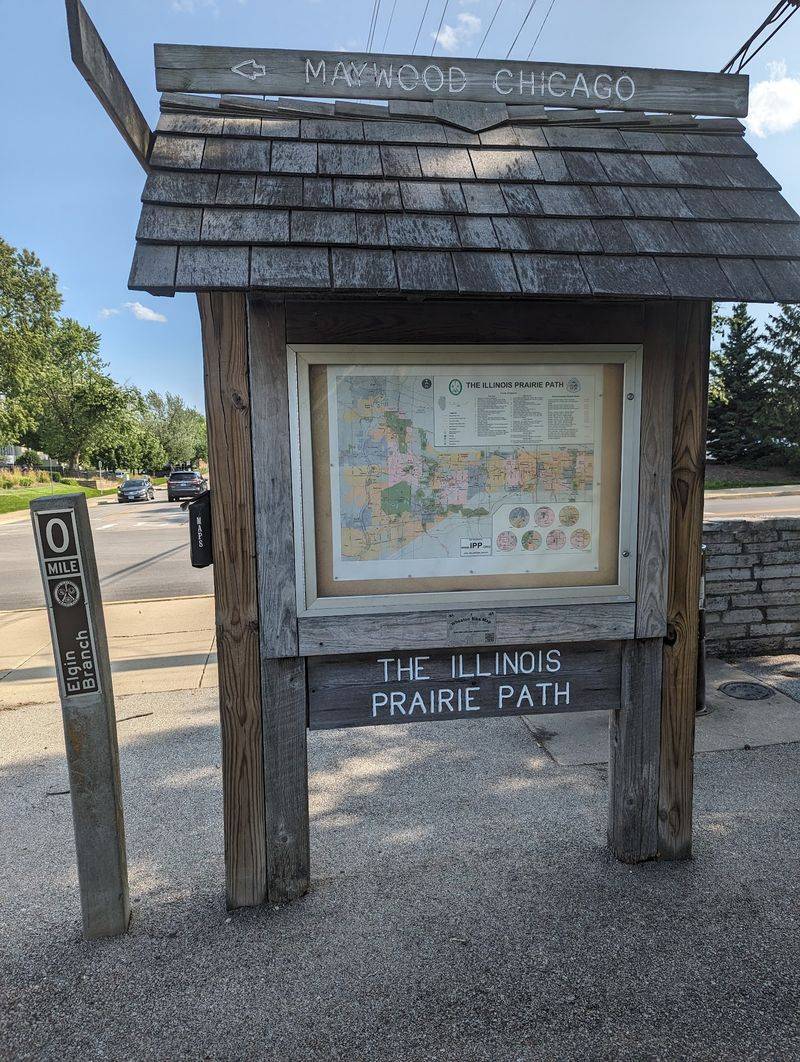 Wheaton Prairie Path Trail Head Wheaton Prairie Path Trail Head