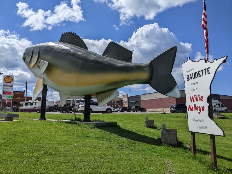 Willie the Walleye Statue, Baudette, MN Willie the Walleye Statue, Baudette, MN