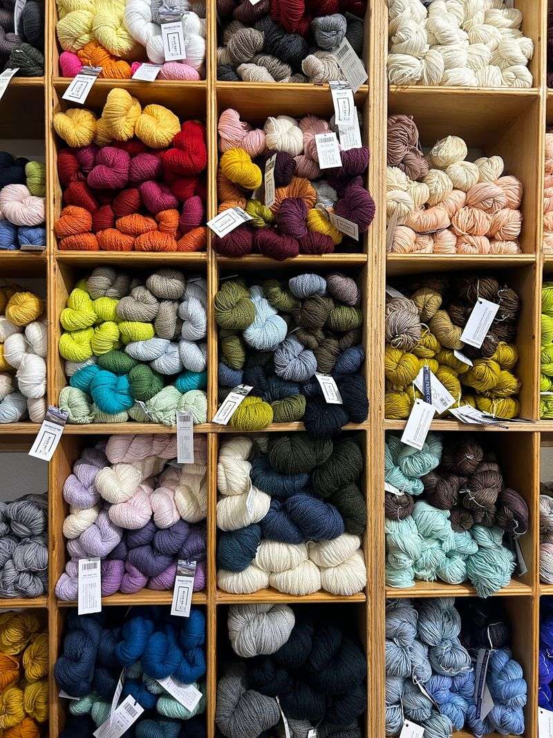 Yarn, Knitting Supplies, and Local Dyed Skeins