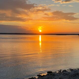 Anglers Chase Catfish, Bass, and Stripers on This Texas Reservoir, Where Lakeside Campsites Catch Both Sunrise and Sunset