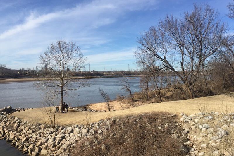 This Oklahoma Riverside Trail Fills a Whole Day With Arkansas River Views, Outdoor Art, and Smooth, Easy Miles