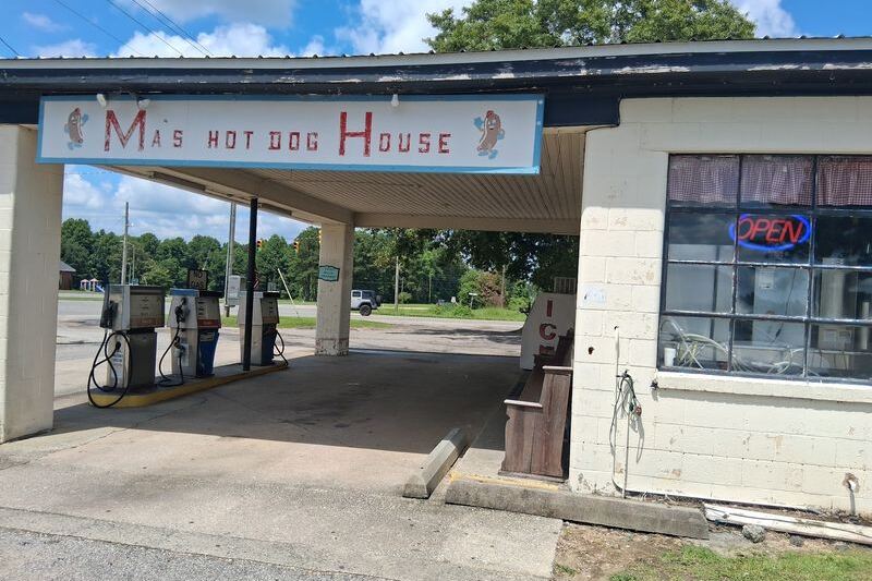Old Gas Pumps Out Front and a Packed Lot Mean Lunch Is Worth Stopping at This North Carolina Diner