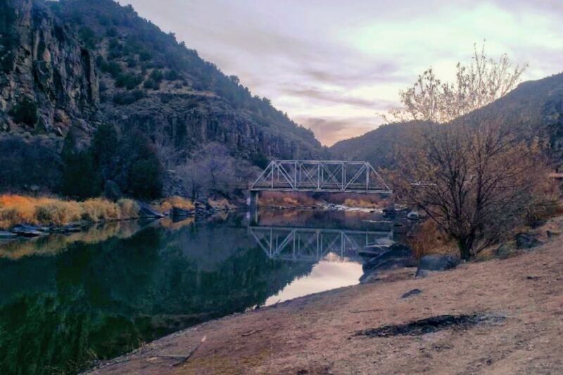 Getting to This Old Bridge Deep in New Mexico’s Rio Grande Gorge Means a White-Knuckle Drive Down