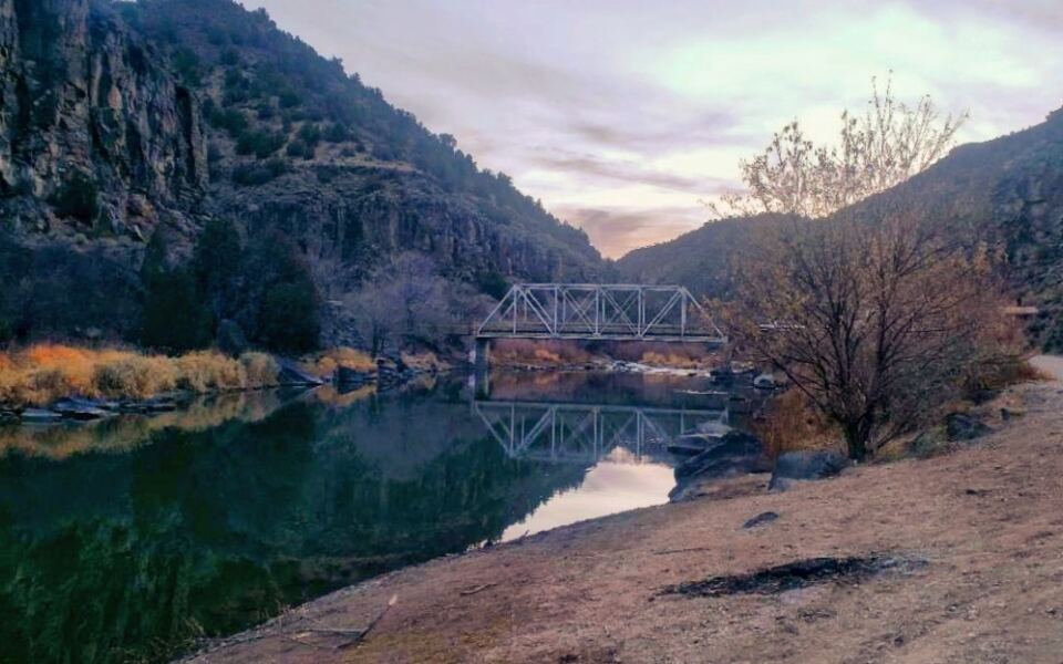 Getting to This Old Bridge Deep in New Mexico’s Rio Grande Gorge Means a White-Knuckle Drive Down