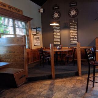 Every Seat At Depot At Union Station In Lagrange, Ohio Comes With A Side Of Railroad History
