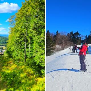 This New Hampshire State Park Has a Ski Mountain, Sandy Beach, and Scenic Chairlift Rides