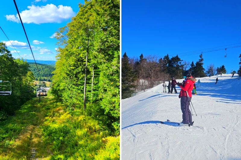 This New Hampshire State Park Has a Ski Mountain, Sandy Beach, and Scenic Chairlift Rides