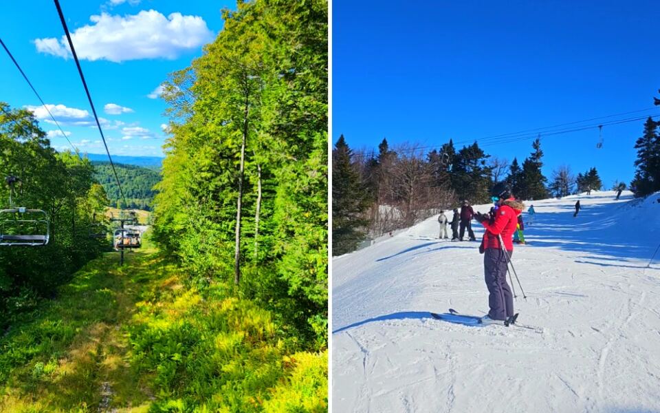 This New Hampshire State Park Has a Ski Mountain, Sandy Beach, and Scenic Chairlift Rides