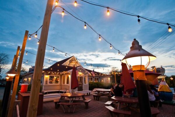 This New Jersey Seafood Shack Fries Oysters and Posts Fresh-Catch Specials on a Blackboard
