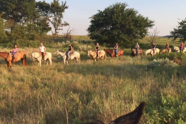 Saddle Up at This Ranch Outside Fay, Oklahoma, Where You Ride Right Past Grazing Cows and End With a Campfire Dinner