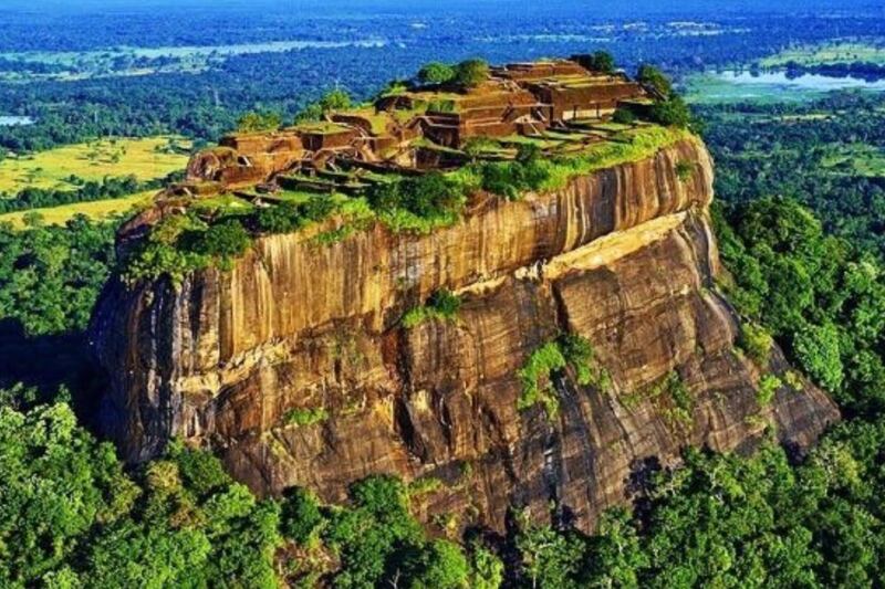A King Built His Palace in the Sky on This Massive Rock in Sri Lanka