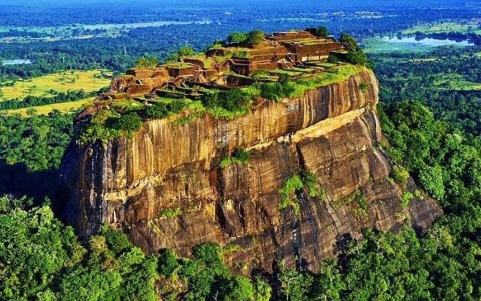 A King Built His Palace in the Sky on This Massive Rock in Sri Lanka