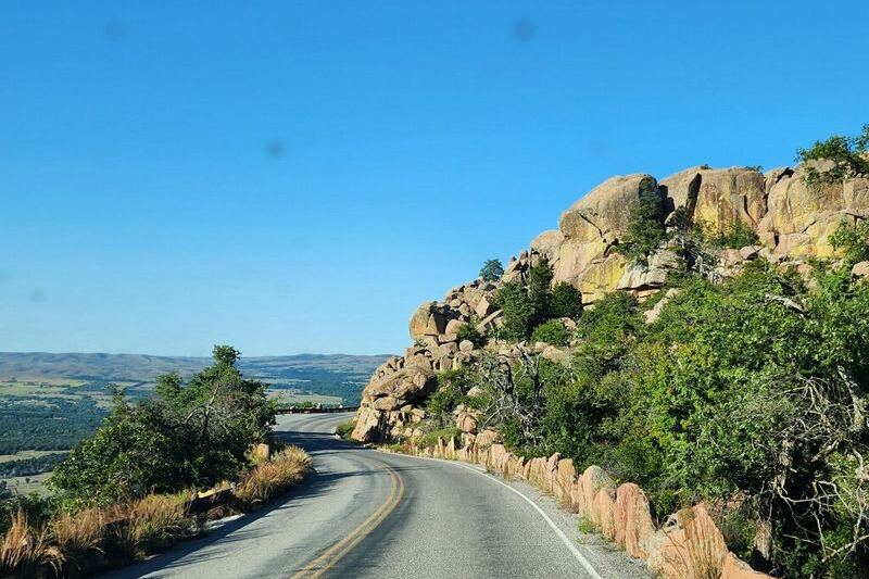 Drive the Paved Road Up Mt Scott Near Lawton for Sweeping Fall Views Over the Wichita Mountains