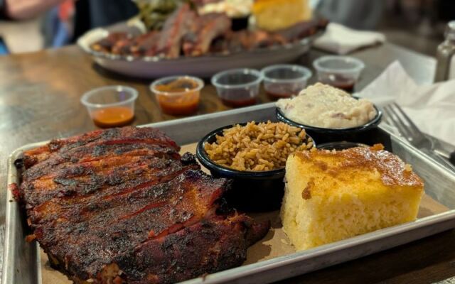 This Massachusetts Barbecue Spot in Marlborough Serves Smoky Brisket and Ribs With a Whole Wall of Hot Sauces
