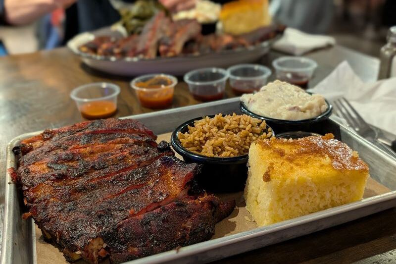 This Massachusetts Barbecue Spot in Marlborough Serves Smoky Brisket and Ribs With a Whole Wall of Hot Sauces