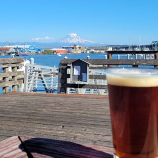 This Washington Waterfront Pub Has Weekend Live Music and Patio Seats With Mount Rainier Views