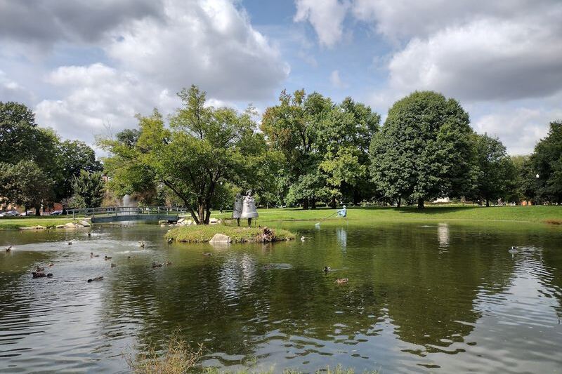 Columbus’s Schiller Park Has A Fishing Pond, Summer Shakespeare And Sculptures Hiding Along Its Paths