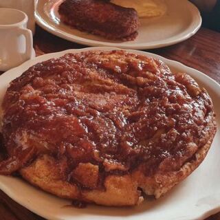 Whole Tables Stop And Stare When The Puffed Apple Pancake Arrives At This Wilmette, Illinois Brunch Spot