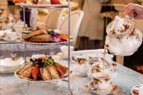 Clotted Cream and Warm Scones Arrive on Tiered Trays at This Proper British Tea Room in Florida