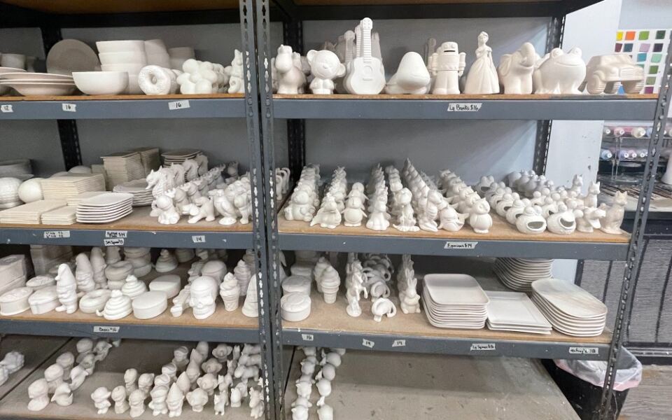 Tuesday Nights Bring Free Pizza to This Laid-Back Paint-Your-Own Pottery Studio in Brookline, Massachusetts
