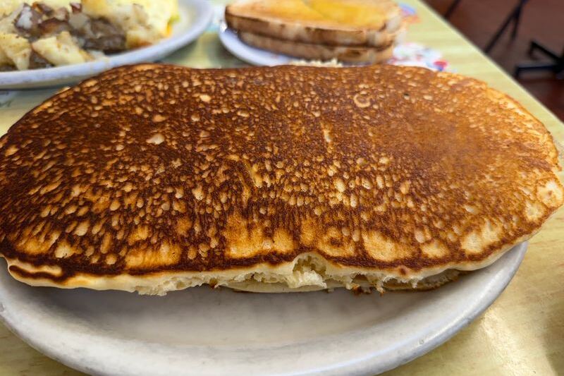 At This Tiny Arizona Diner, Your Breakfast Arrives With Pancakes So Huge Photos Don’t Do Them Justice