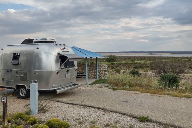 This Man-Made New Mexico Lake Is a Desert Oasis for Campers, but Its Water Has Shrunk to a 15-Minute Walk Away